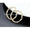 Gold and white large circle earrings,big round shaped earrings